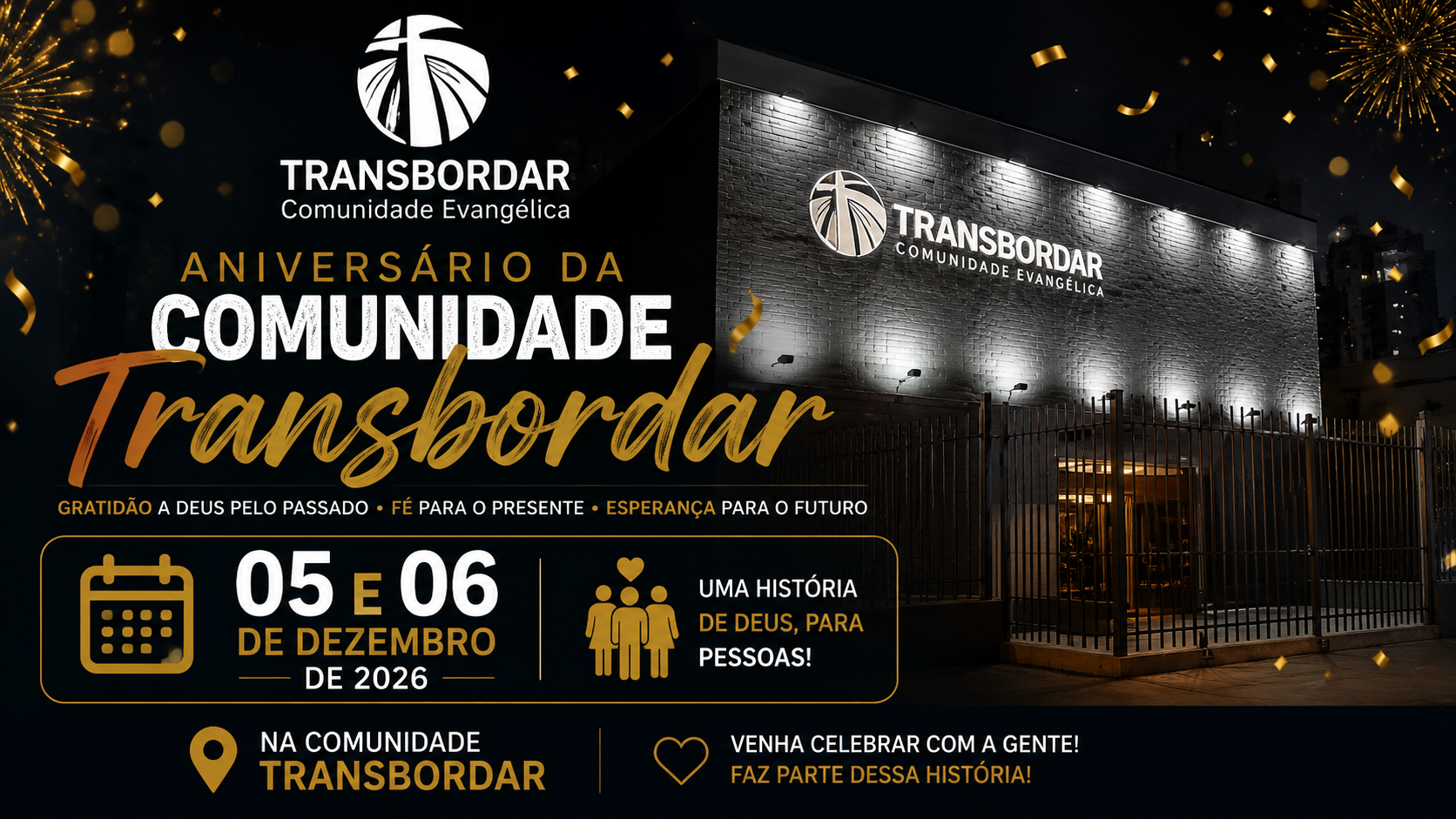 Aniversário da Comunidade Transbordar